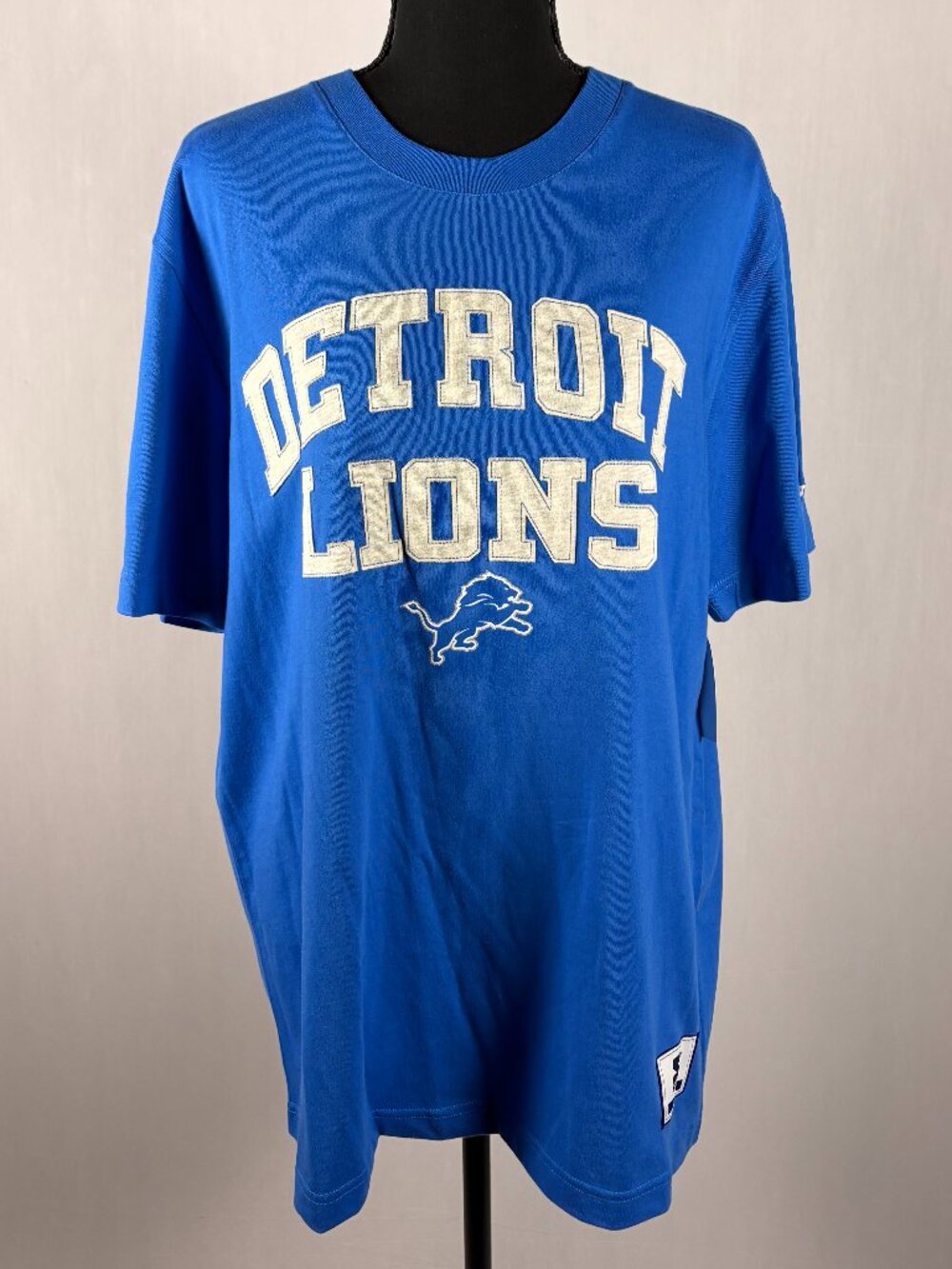 Starter | Detroit Lions T-Shirt | Men’s L | Blue NFL Graphic Tee | NWT Prototype